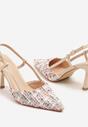 Pantofi stiletto Bej
