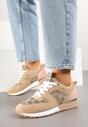 Sneakers Bej cu roz