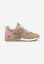 Sneakers Bej cu roz