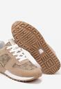 Sneakers Bej cu roz
