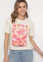 T-shirt Bej deschis
