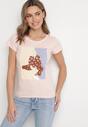 T-shirt Roz deschis