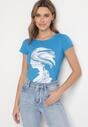 T-shirt Albastru