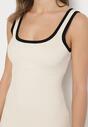 Rochie Bej cu negru