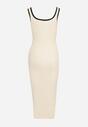 Rochie Bej cu negru