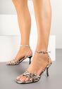 Sandale Print piele de șarpe