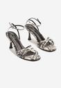 Sandale Print piele de șarpe