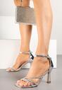 Pantofi stiletto Argintii
