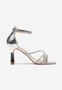 Pantofi stiletto Argintii