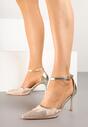 Pantofi stiletto Aurii