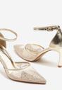 Pantofi stiletto Aurii