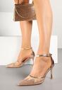 Pantofi stiletto Culoarea șampaniei