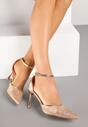 Pantofi stiletto Culoarea șampaniei