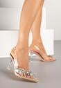 Pantofi stiletto Bej