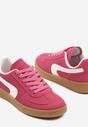 Różowe Sneakersy w Stylu Klasycznych Tenisówek Ahleria