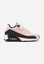 Różowe Buty Sportowe Sneakersy z Transparentną Wstawką Jizana