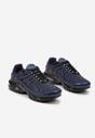 Niebiesko-Czarne Buty Sportowe Sneakersy Ozdobione Tłoczeniem Zalirae