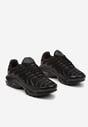 Czarne Buty Sportowe Sneakersy Ozdobione Tłoczeniem Zalirae