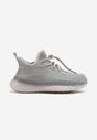 Jasnoszare Buty Sportowe Sneakersy z Geometrycznymi Paskami Garenia