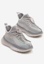 Jasnoszare Buty Sportowe Sneakersy z Geometrycznymi Paskami Garenia