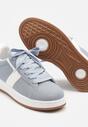 Jasnoniebieskie Sneakersy Ozdobione Paskiem Zrulla