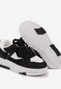 Czarne Sneakersy w Streetwearowym Stylu na Grubej Podeszwie Teniffia