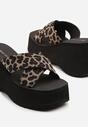 Papuci Imprimeu leopard