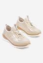 Sneakers Bej cu auriu