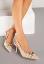 Pantofi stiletto Bej