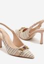 Pantofi stiletto Bej
