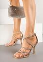 Pantofi stiletto Culoarea șampaniei