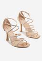 Pantofi stiletto Culoarea șampaniei