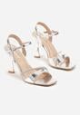 Pantofi stiletto Argintii