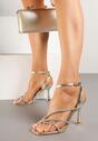 Pantofi stiletto Aurii