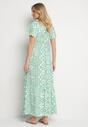 Rochie Verde cu alb