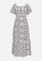 Rochie Neagră cu alb