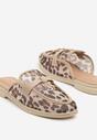 Papuci Imprimeu leopard