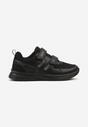 Czarne Buty Sportowe Sneakersy Zapinane na Rzep Telorea