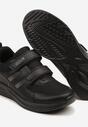 Czarne Buty Sportowe Sneakersy Zapinane na Rzep Telorea