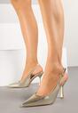 Pantofi stiletto Aurii