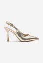 Pantofi stiletto Aurii