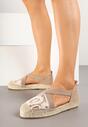 Sötét bézs Espadrilles