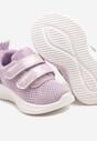 Fioletowe Buty Sportowe Sneakersy z Siateczki Zapinane na Rzepy Karival