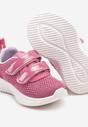 Fuksjowe Buty Sportowe Sneakersy z Siateczki Zapinane na Rzepy Karival