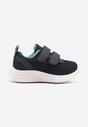 Granatowo-Niebieskie Buty Sportowe Sneakersy z Siateczki Zapinane na Rzepy Karival