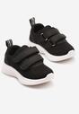 Czarne Buty Sportowe Sneakersy z Siateczki Zapinane na Rzepy Karival