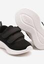 Czarne Buty Sportowe Sneakersy z Siateczki Zapinane na Rzepy Karival