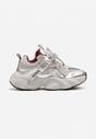 Szare Buty Sportowe Sneakersy w Stylu Streetwearowym z Rzepem Ediriva