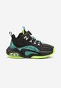 Pantofi sport Negru cu verde