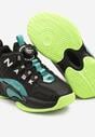 Pantofi sport Negru cu verde